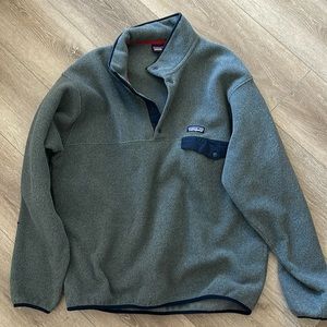 Gray Patagonia quarter snap